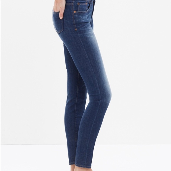 madewell 9 high riser skinny skinny crop